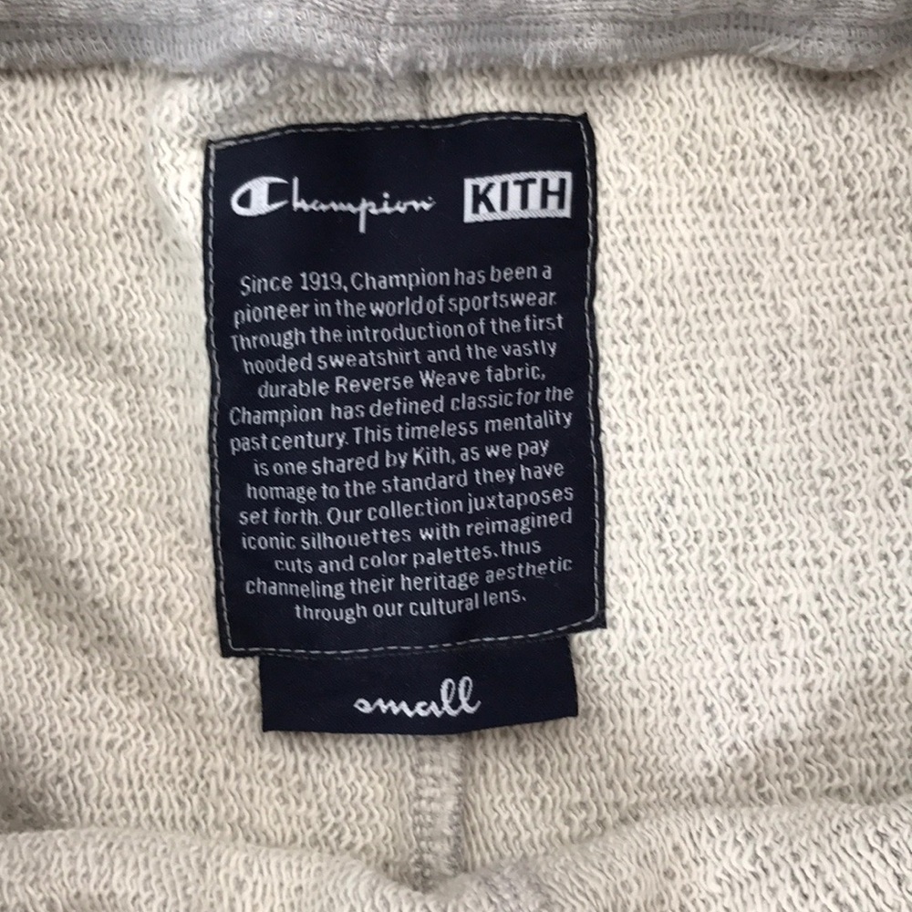 Champion x Kith Gray Sweatpants - Picture 3 of 3
